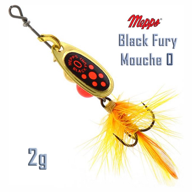 Black Fury Mouche 0 Gold-Orange