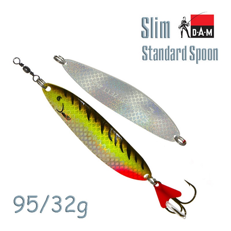 FZ Slim Standard Spoon 32g 70554 Olive/Chartr Tiger UV